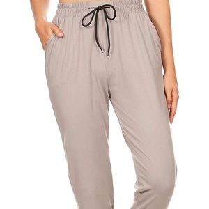 Gray Fitness Joggers